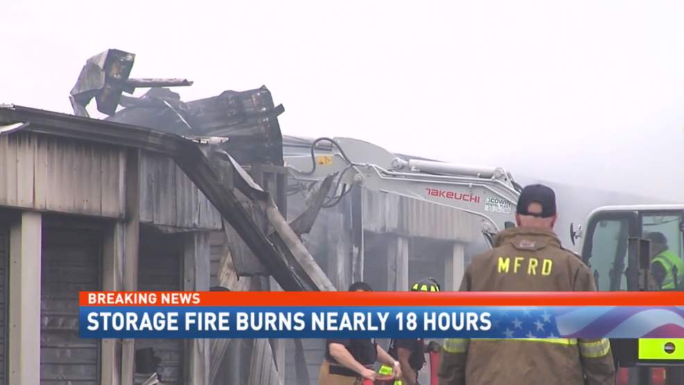 Storage unit fire burns for 18 hours, destroys countless memories WJTC