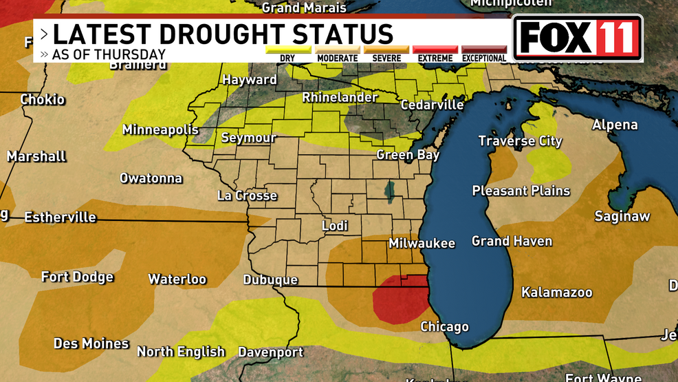 Parts of Wisconsin now in "extreme" drought WLUK