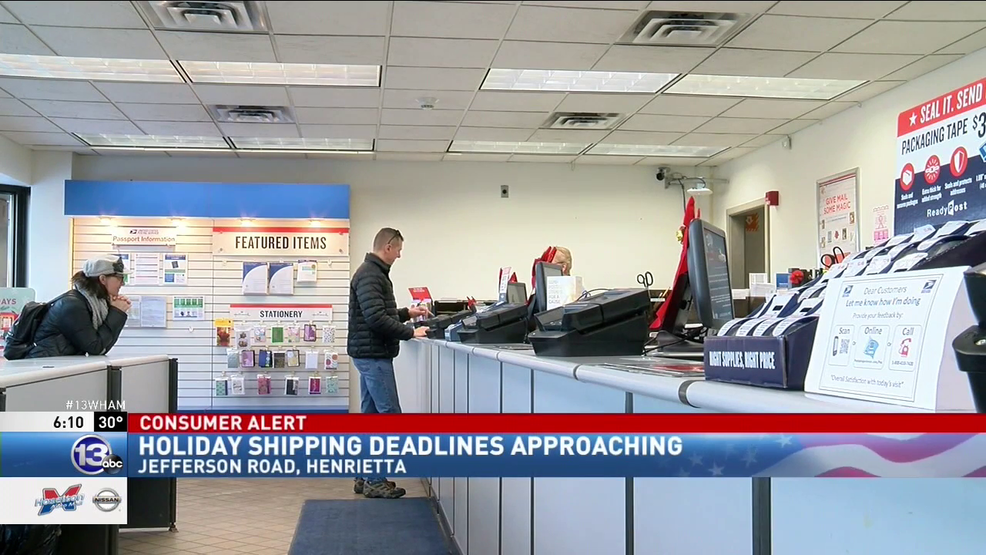 Post office extends hours for holiday season WHAM