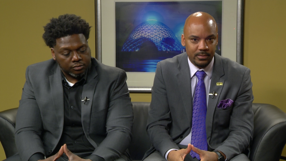 Kwabena Antoine Nixon and Lanelle Ramey, Co-Director of MPS Department of Black & Latino Male Achievenent Kwabena Antoine Nixon and Lanelle Ramey.png
