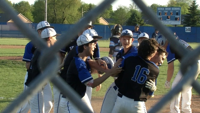 Xenia edges Fairborn on extra inning walk-off in tournament opener