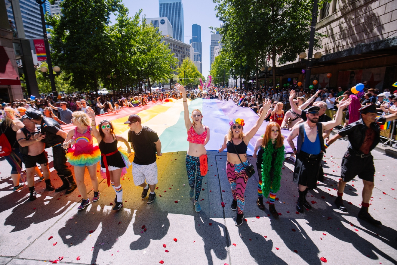 Photos Seattle celebrates at 2016 Pride Parade Seattle Refined