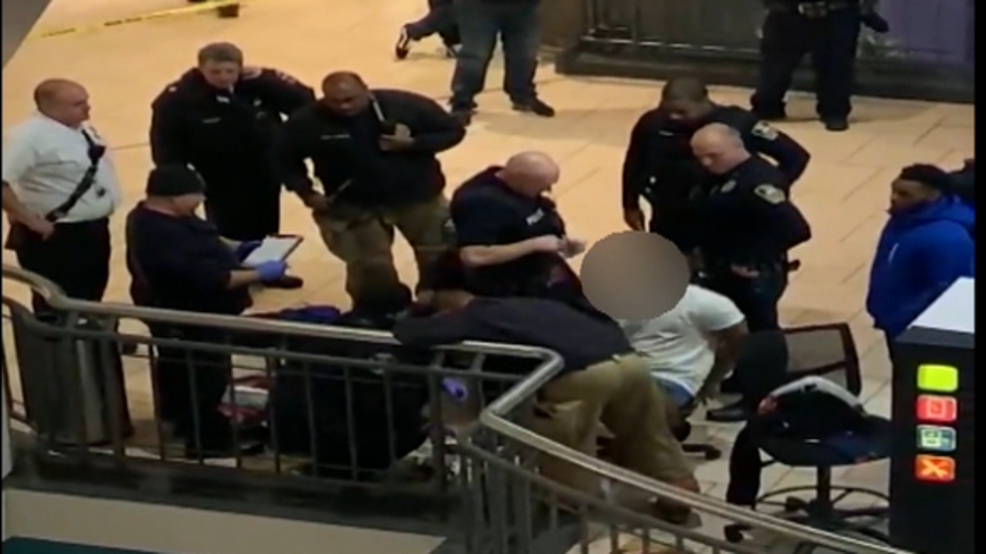 Viewer Video Appears To Show Victim Being Treated After Mall Shooting ...