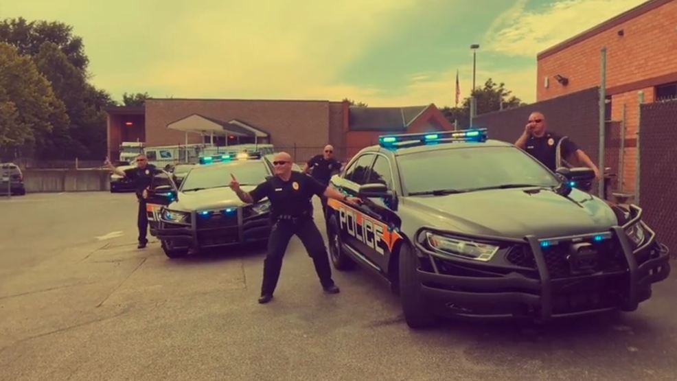 Hurricane Police Department does 'Stayin' Alive' disco song flashback