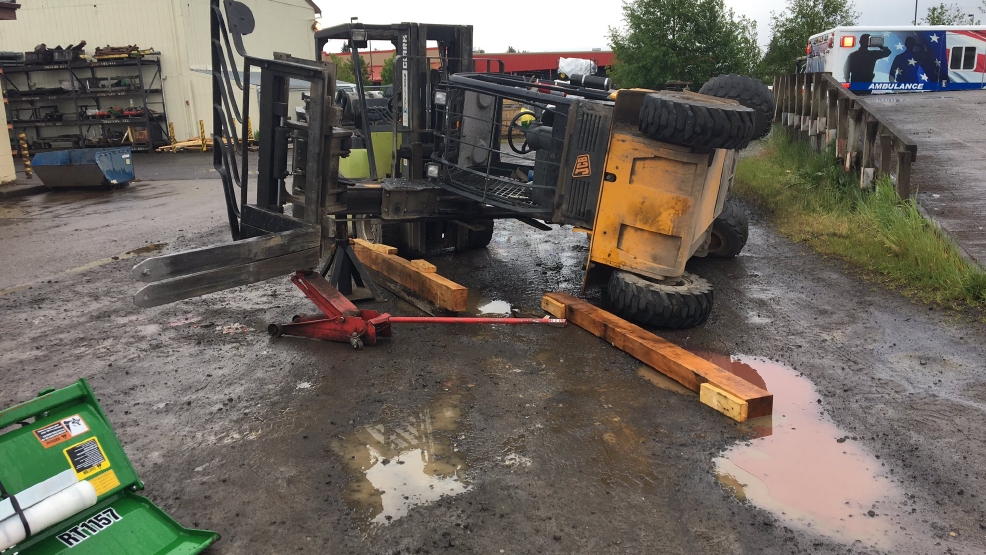 forklift accident pictures
