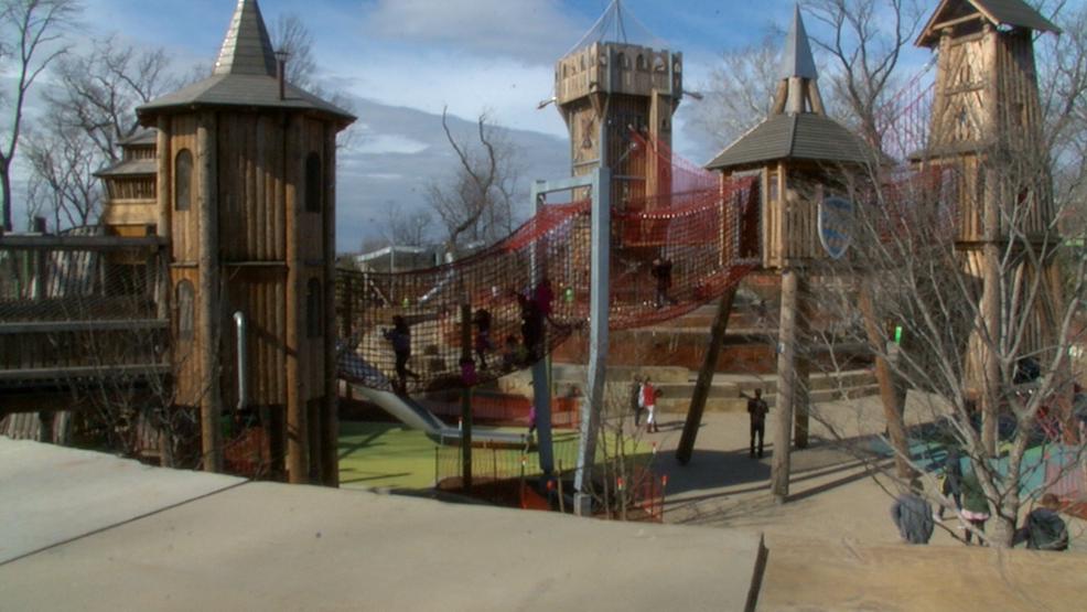 The Gathering Place's first guests Eugene Field Elementary kids KTUL