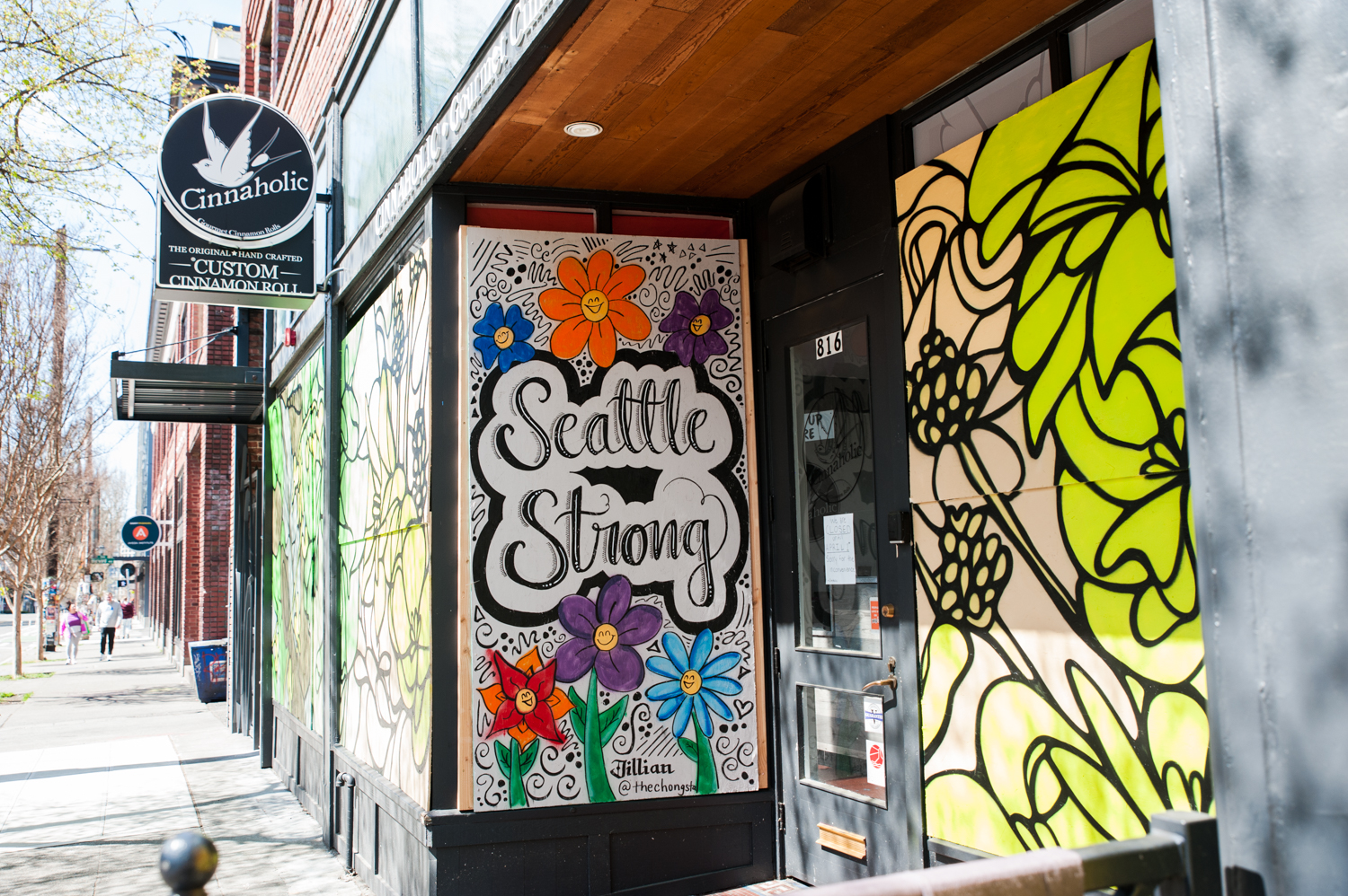 Photos Incredible Capitol Hill murals light up the empty city streets