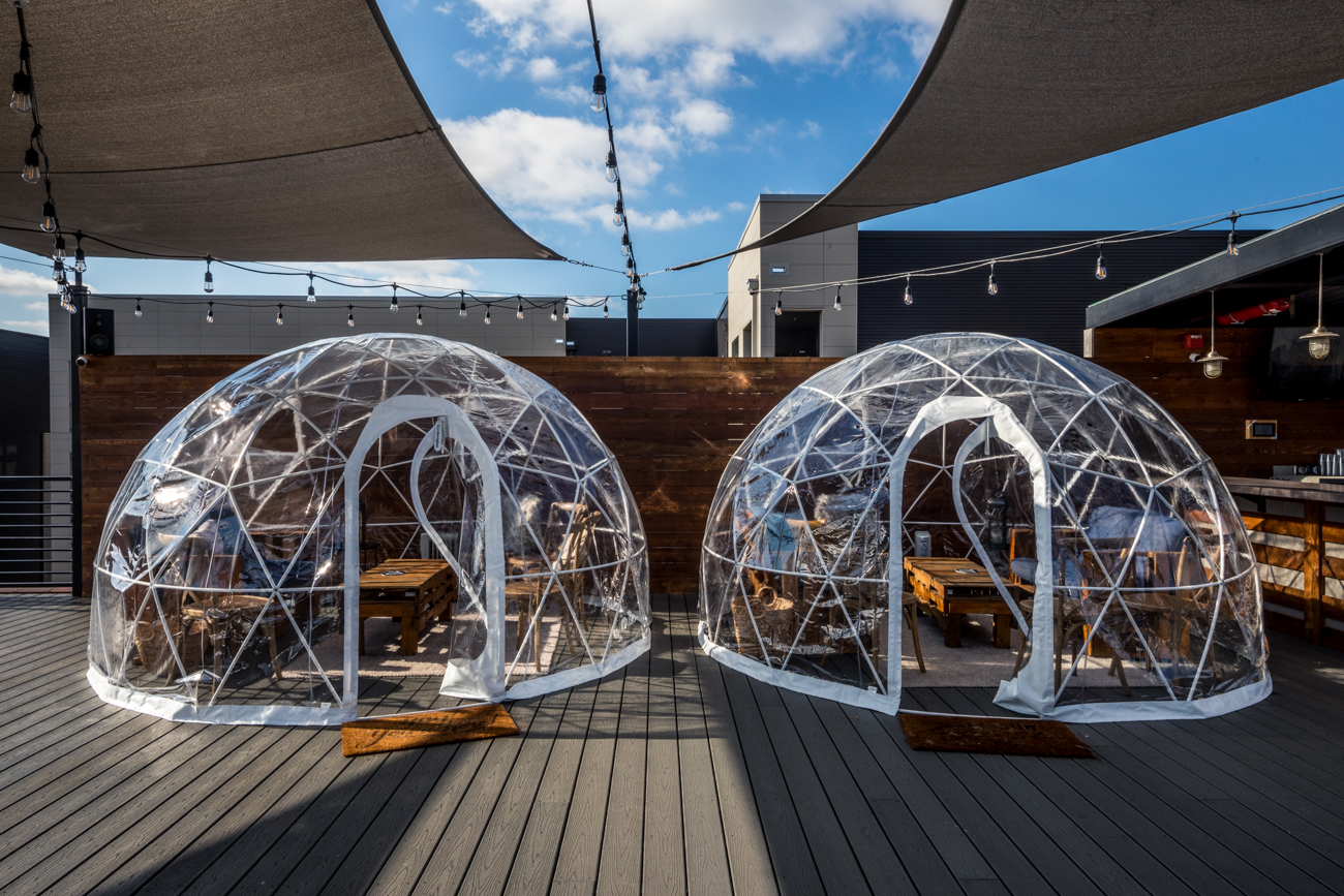 Braxton Covington Added Private, Heated, Rentable Igloos to Their