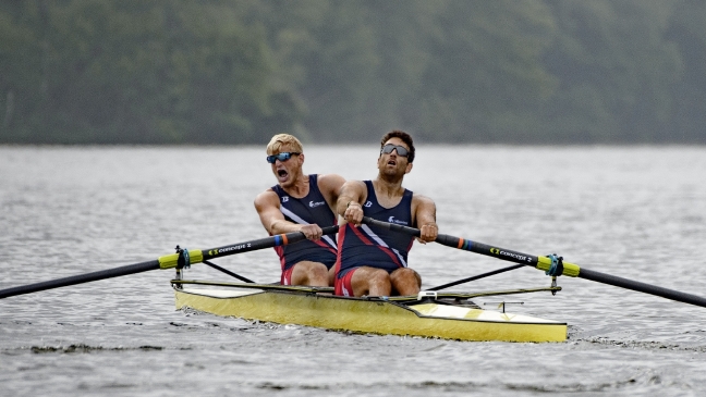 Weiss, Guregian row to 11th overall in men's pair