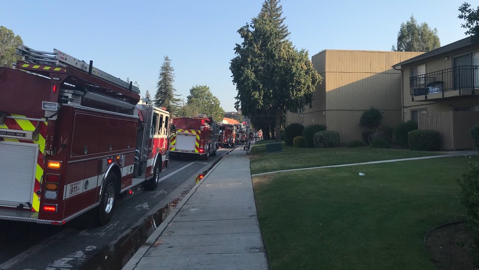 Firefighters battle apartment fire in Central Bakersfield KBAK
