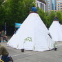 Seattle Police admit they weren't ready for teepee protest that took over downtown street