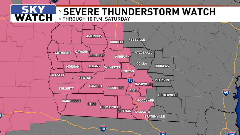 WEATHER WARN DAY Severe Thunderstorm Watch Issued for Southwest
