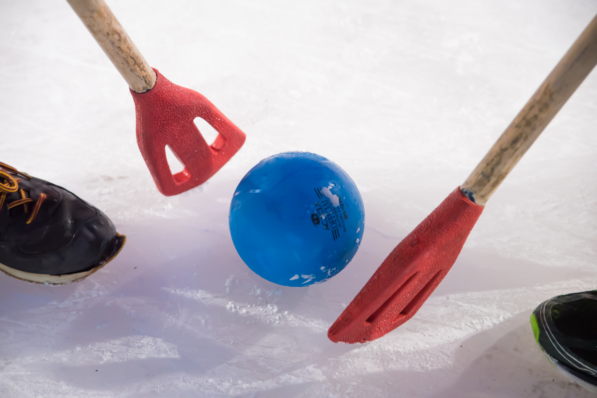 Broomball Is One Of The Best Options For Outdoor Exercise In Winter