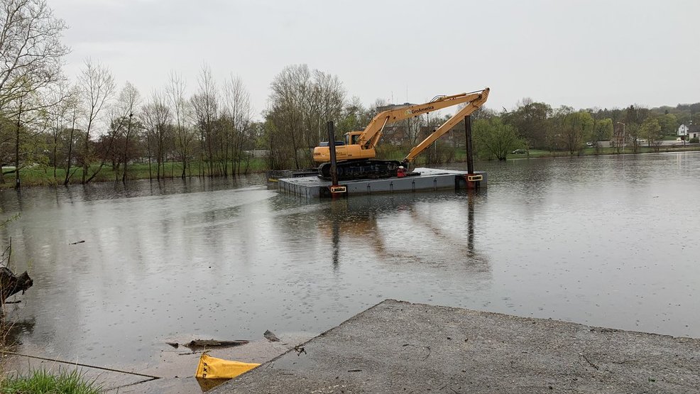 Nearby businesses believe dredging of Crosstown ponds will help prevent