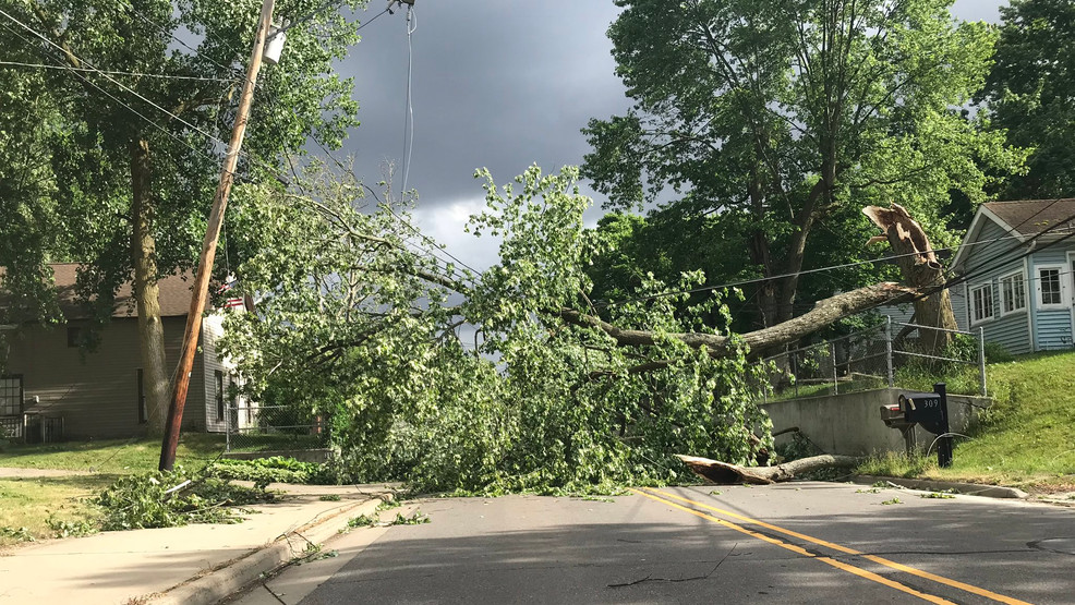 Wednesday's Storms Leave Fallen Trees, Downed Power Lines, Other Damage ...