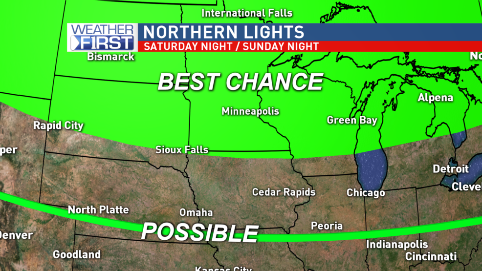 THIS WEEKEND Northern lights possible in Iowa KGAN