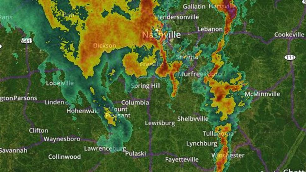 Severe Thunderstorm Warning issued for Middle Tennessee counties WZTV