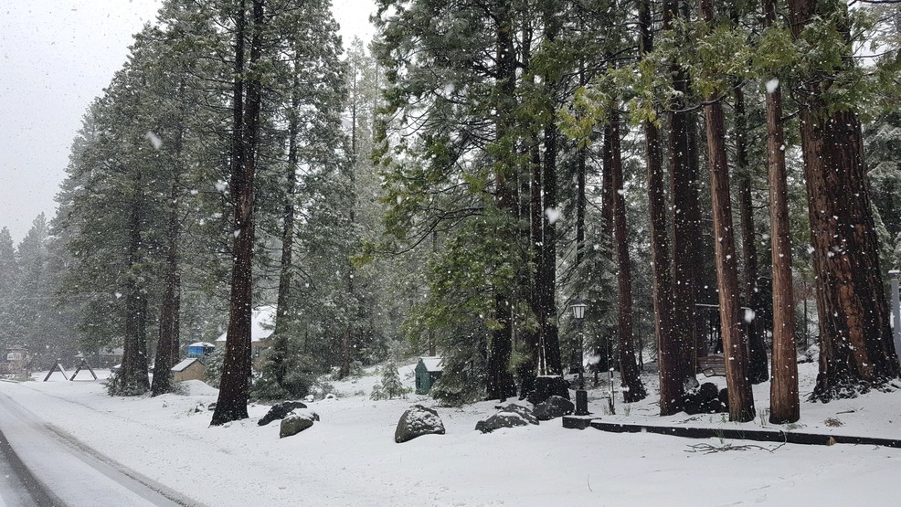 Crazy Weather At Shaver Lake Kmph