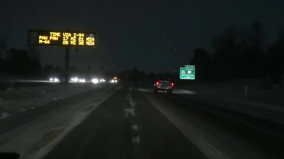 Dangerous road conditions in West Michigan WWMT
