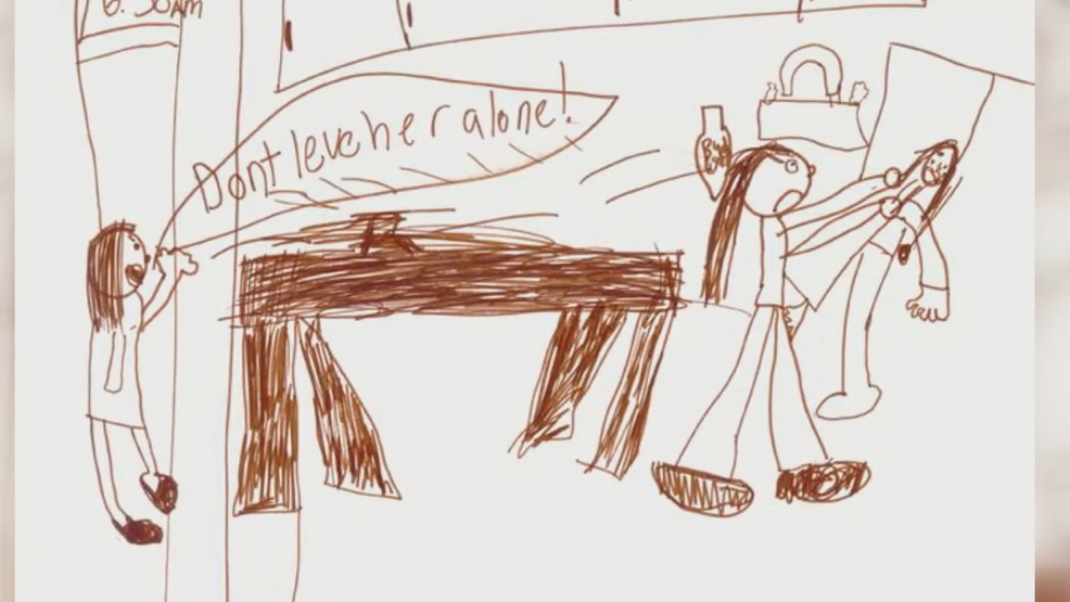 Image result for children drawing violence