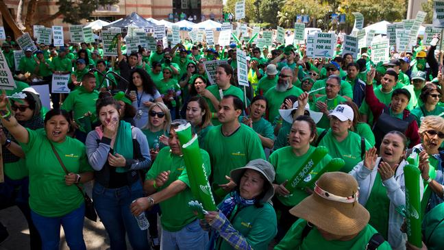 University of California nurses, medical workers join strike