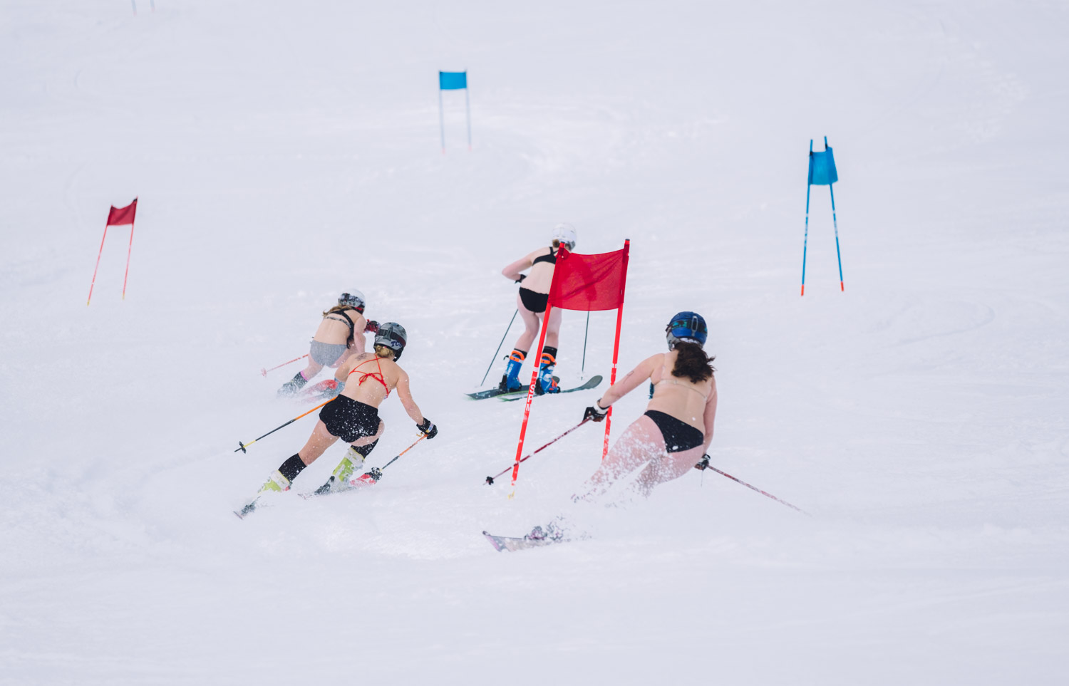 Photos No clothes, no problem! Skiers, boarders strip down for annual