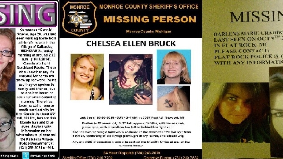 Missing Monroe Woman Among 3 To Vanish In Mi This Month Wnwo 