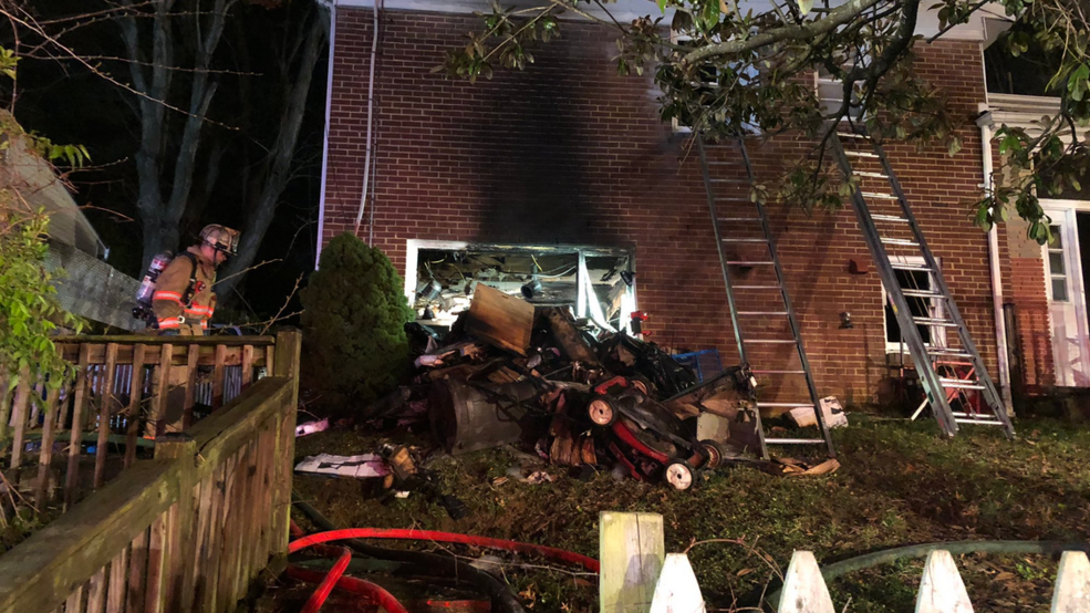 House fire breaks out in Chevy Chase. Firefighters detect hoardinglike