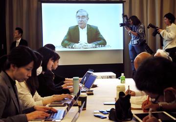 Nissan ex-chair Ghosn says a 'conspiracy' led to his arrest