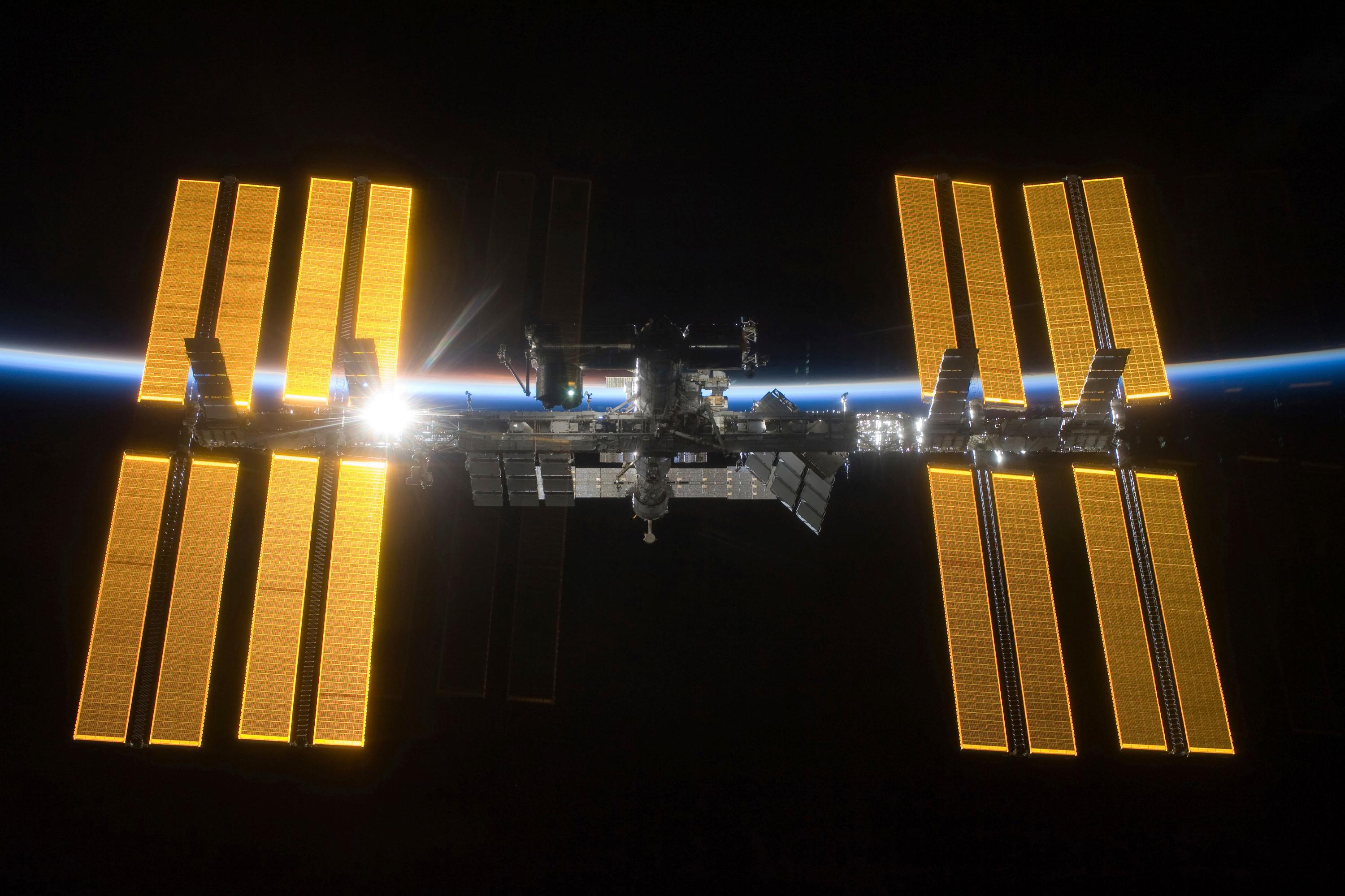 photo provided by nasa shows the international space station